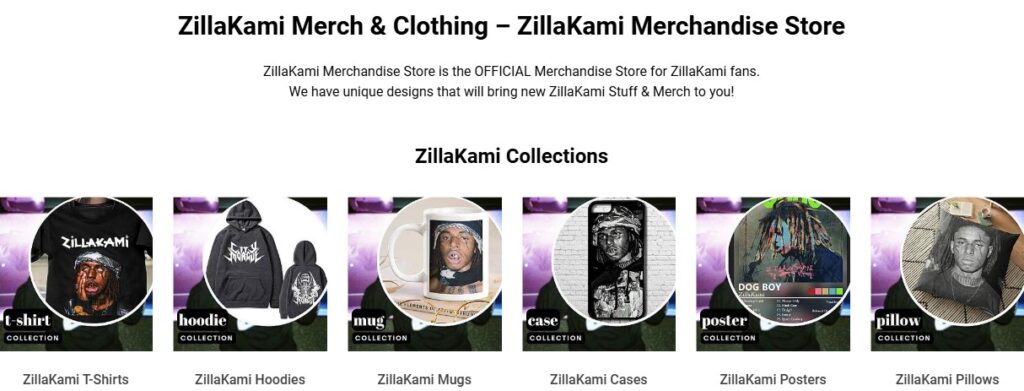 What is ZillaKamiStore.com?